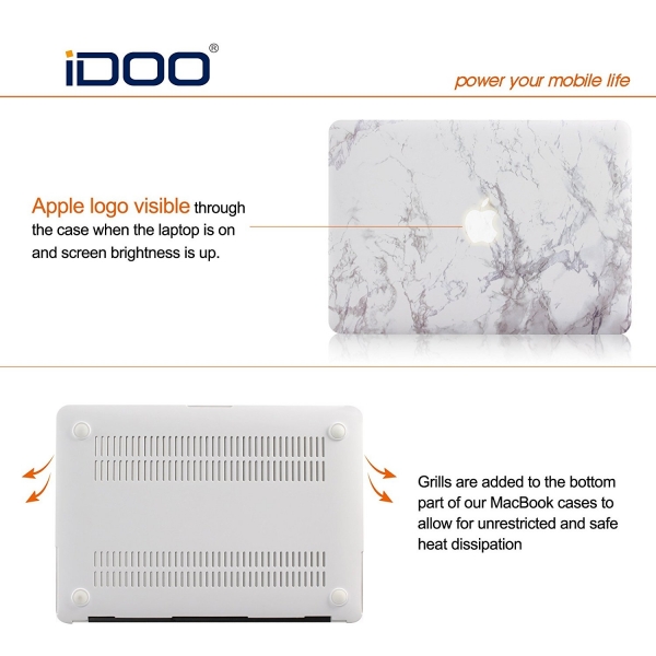 iDOO Apple Macbook Pro Fruit Serisi Klf (15 in)-White