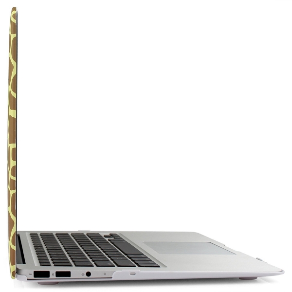 iDoo Apple MacBook Air Giraffe Pattern Serisi Klf (13 in)-Brown