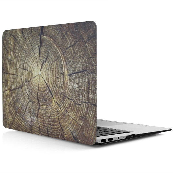 iDoo Apple MacBook Air Ahap Desenli Klf (13 in)-Tree Rings