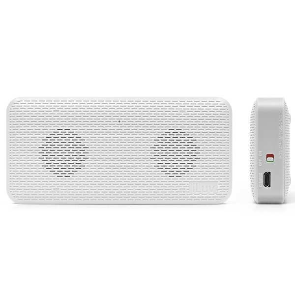 iLuv Aud Mini Ultra Slim Hoparlr-White