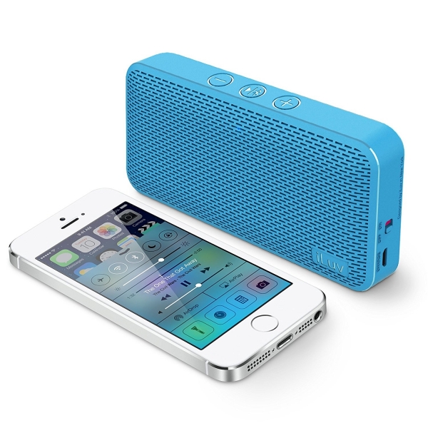 iLuv Aud Mini Ultra Slim Hoparlr-Blue