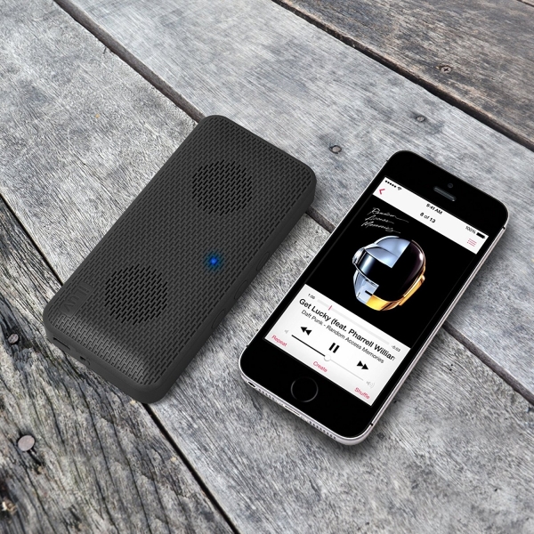 iLuv Aud Mini Ultra Slim Hoparlr-Black