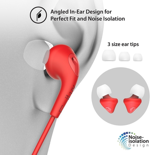 iLuv BubbleGum Kulak İçi Kulaklık-Red