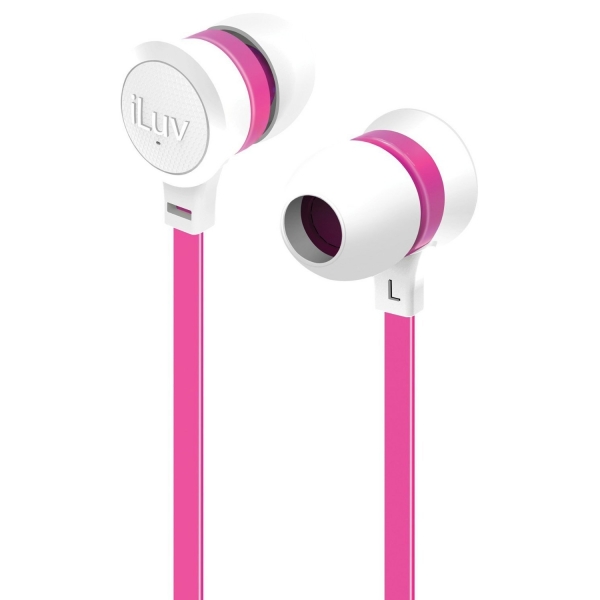 iLuv Neon Sound Kulak i Kulaklk-White Pink Neon