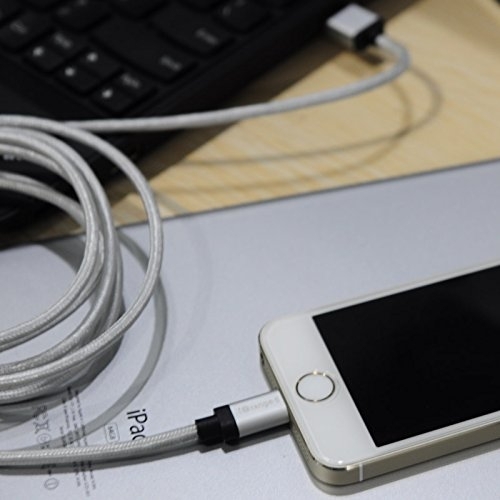 iOrange-E Apple iPhone Lightning Kablo (2M)-Full Silver
