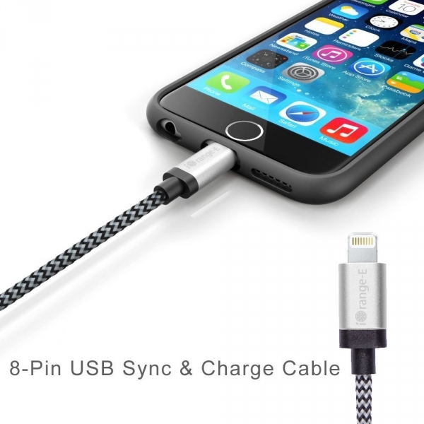 iOrange-E Apple iPhone Lightning Kablo (2M)-Silver