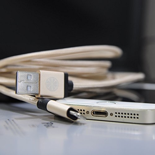 iOrange-E Apple iPhone Lightning Kablo (2M)-Full Golden