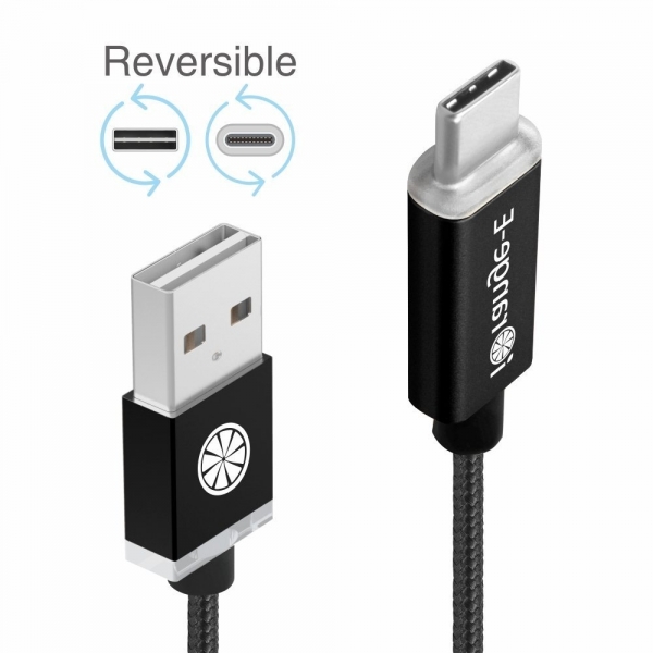 iOrange-E USB C Kablo (1.82M)-Black