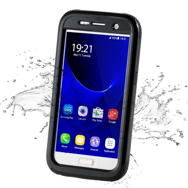 iThrough Galaxy S7 Su Geirmez Klf-Black