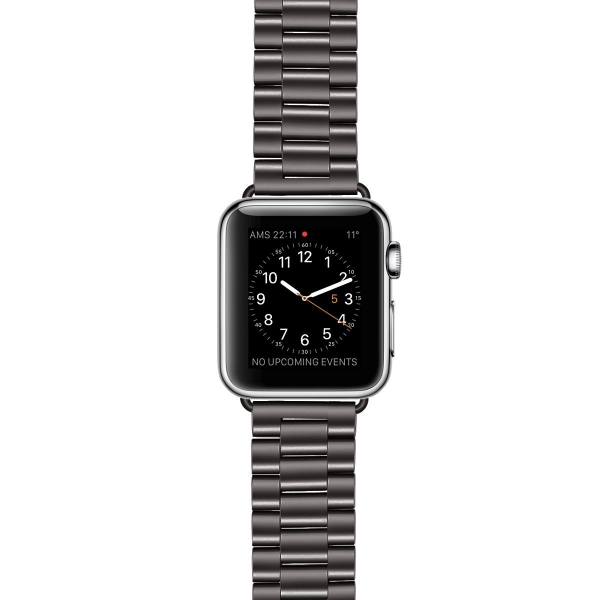 iXCC Apple Watch Paslanmaz elik Metal Kay (42mm)-Grey