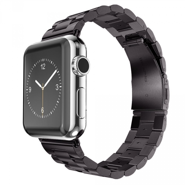 iXCC Apple Watch Paslanmaz elik Metal Kay (42mm)-Grey