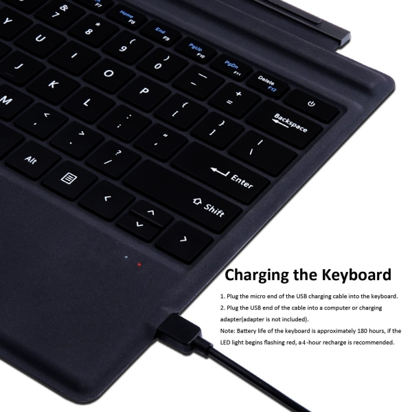 iXCC Microsoft Surface Pro 4 Kablosuz Bluetooth Klavye