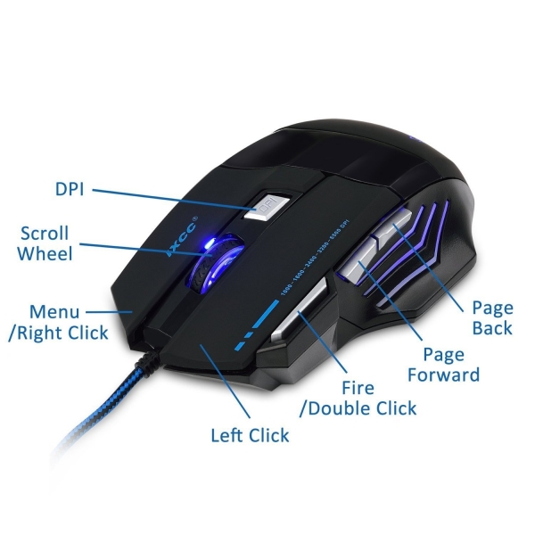 iXCC Optical Gaming Mouse