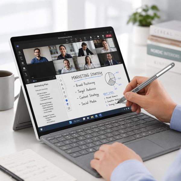 iafer Microsoft Surface Uyumlu Stylus Kalem-Grey