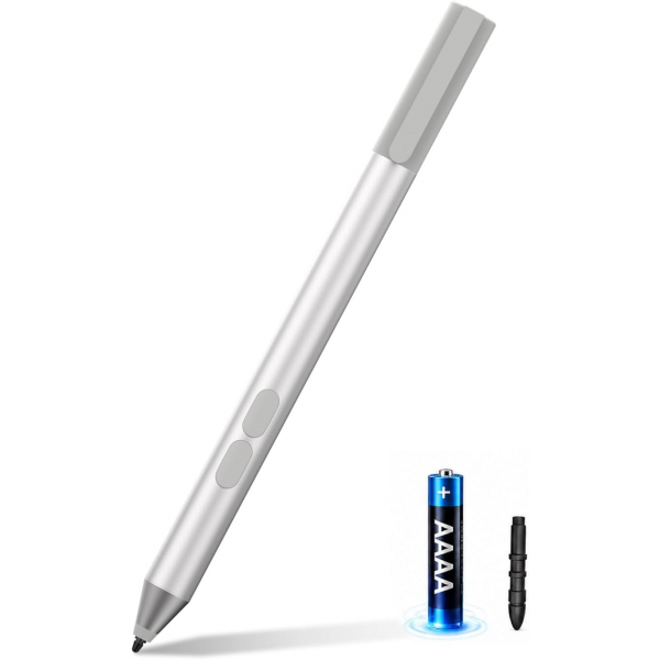 iafer Microsoft Surface Uyumlu Stylus Kalem-Platinum