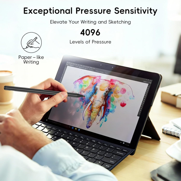 iafer Surface Uyumlu Stylus Kalem -Black