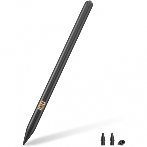 iafer iPad Uyumlu Stylus Kalem-Dark Black