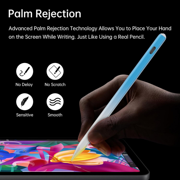 iafer iPad Uyumlu Stylus Kalem-Blue