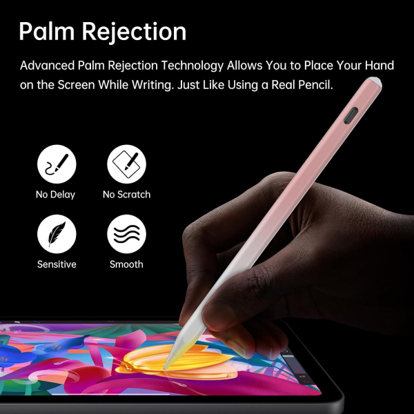 iafer iPad Uyumlu Stylus Kalem-Pink