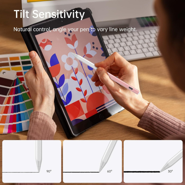 iafer iPad Uyumlu Stylus Kalem-Pink