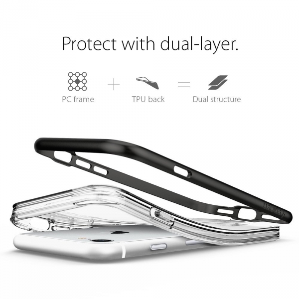 Spigen iPhone 7 Case Crystal Hybrid-Black