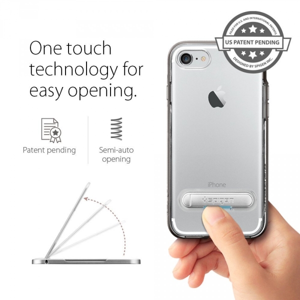 Spigen iPhone 7 Case Crystal Hybrid-Gunmetal