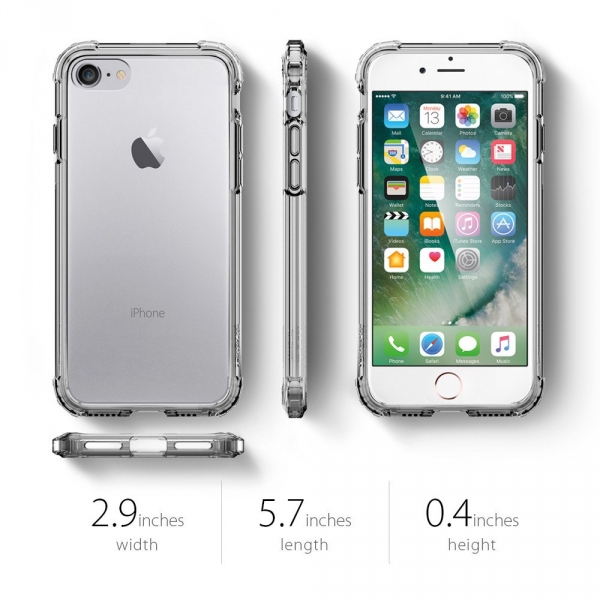 Spigen iPhone 7 Case Crystal Shell-Dark Crystal