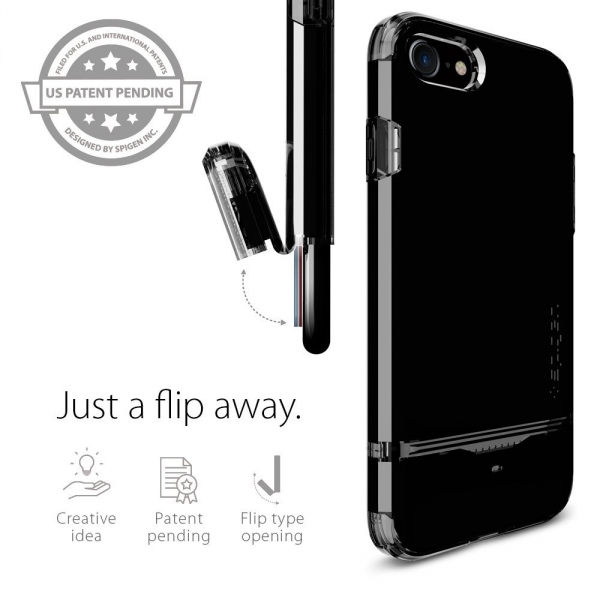 Spigen iPhone 7 Case Flip Armor-Jet Black
