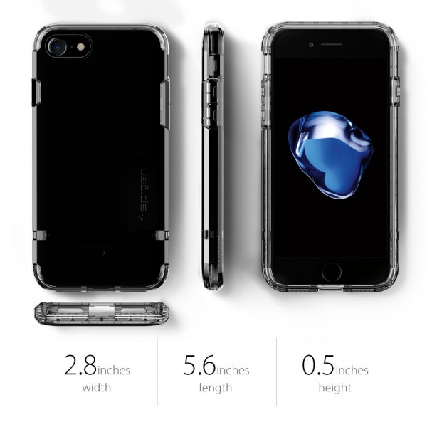 Spigen iPhone 7 Case Flip Armor-Jet Black