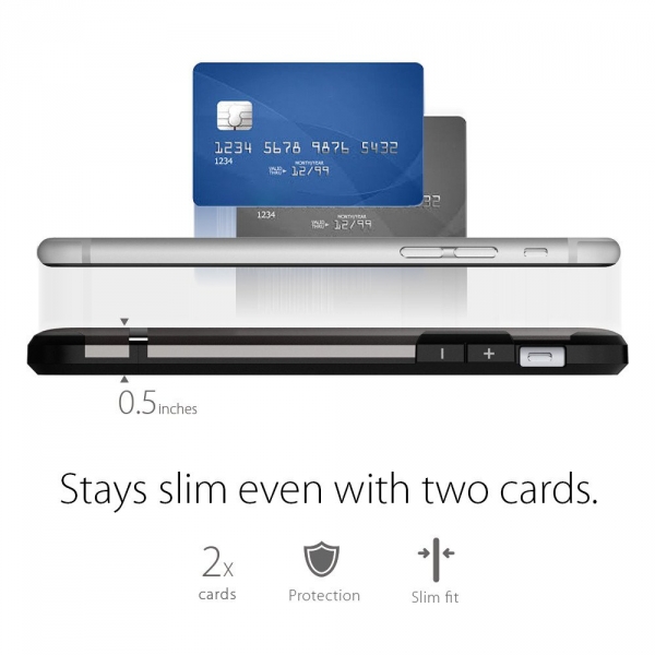 Spigen iPhone 7 Case Flip Armor-Gunmetal