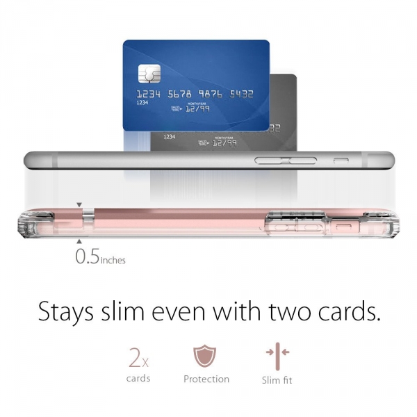 Spigen iPhone 7 Case Flip Armor-Rose Gold