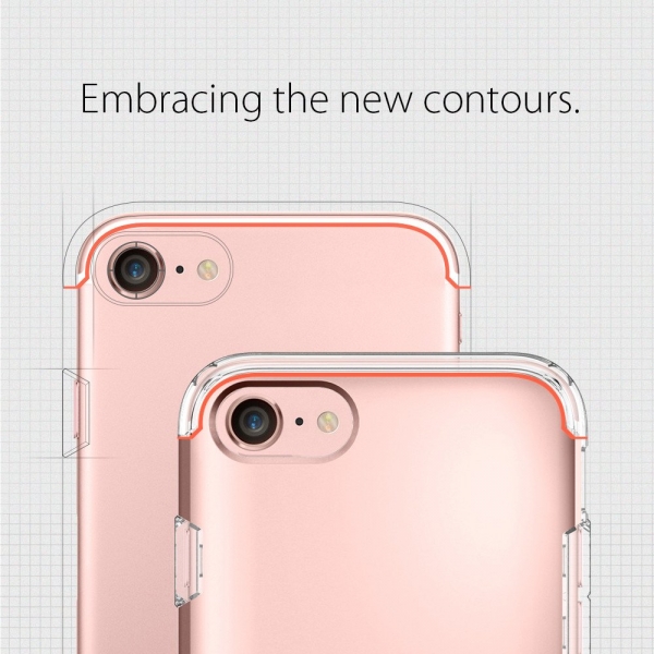 Spigen iPhone 7 Case Flip Armor-Rose Gold