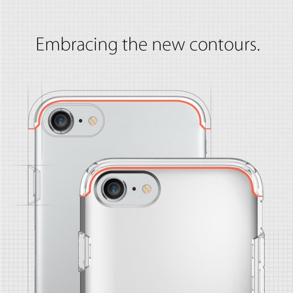 Spigen iPhone 7 Case Flip Armor-Satin Silver