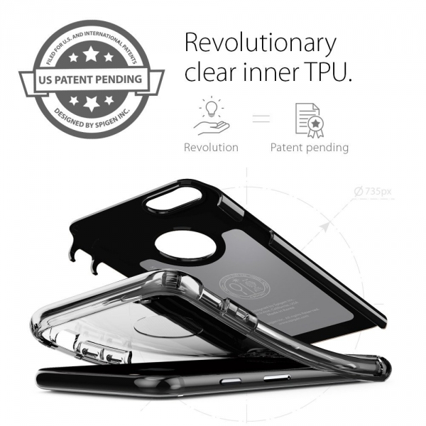 Spigen iPhone 7 Case Hybrid Armor-Jet Black