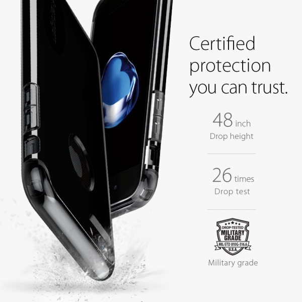 Spigen iPhone 7 Case Hybrid Armor-Jet Black