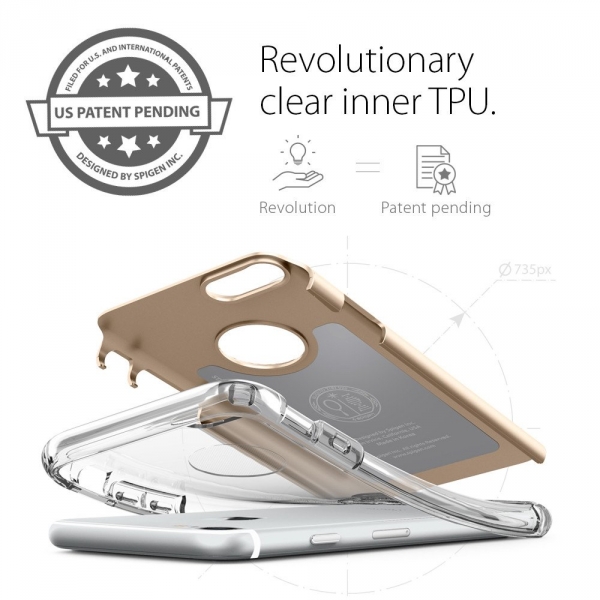 Spigen iPhone 7 Case Hybrid Armor-Champagne Gold