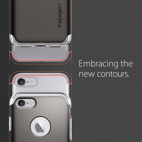 Spigen iPhone 7 Case Hybrid Armor-Gunmetal