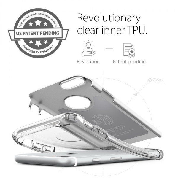 Spigen iPhone 7 Case Hybrid Armor-Satin Silver