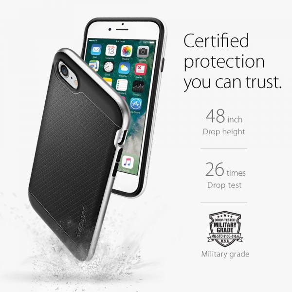 Spigen iPhone 7 Case Neo Hybrid-Satin Silver