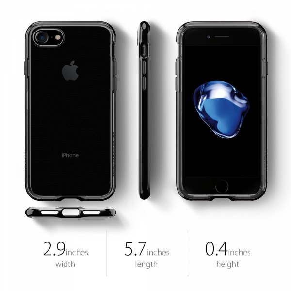 Spigen iPhone 7 Case Neo Hybrid Crystal-Jet Black