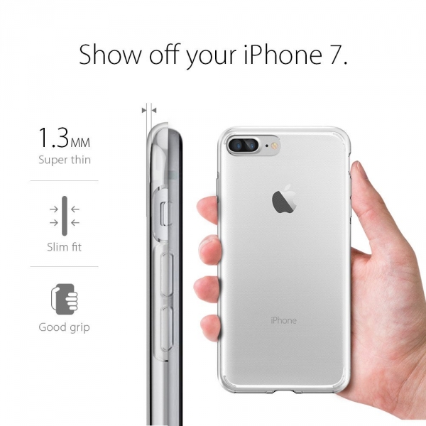 Spigen iPhone 7 Plus Case Liquid Crystal-Crsytal Clear