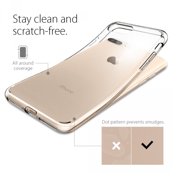 Spigen iPhone 7 Plus Case Liquid Crystal-Crsytal Clear
