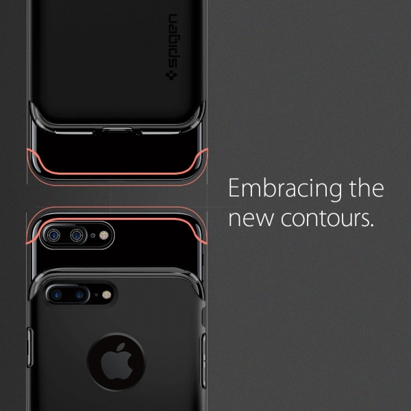 Spigen iPhone 7 Plus Hybrid Armor Klf-Black