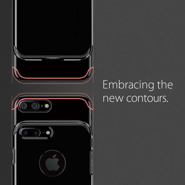 Spigen iPhone 7 Plus Hybrid Armor Klf-Jet Black