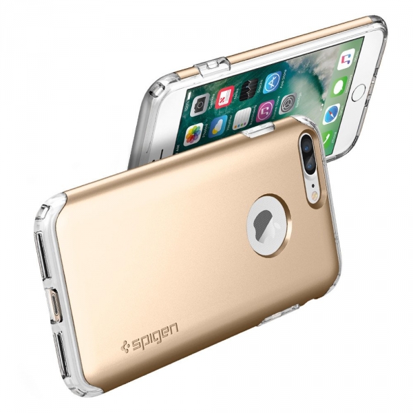 Spigen iPhone 7 Plus Hybrid Armor Klf-Champagne Gold