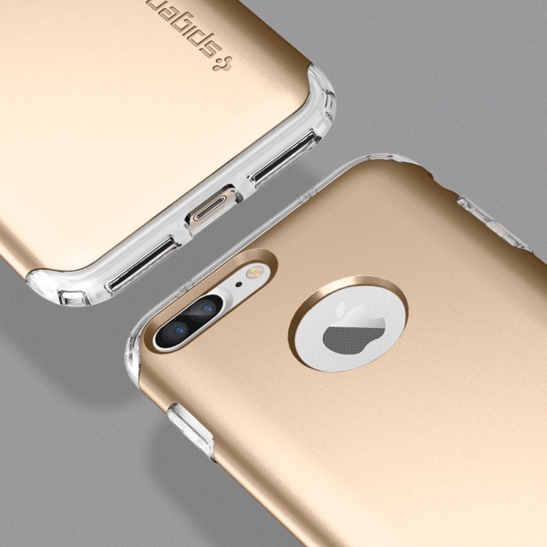 Spigen iPhone 7 Plus Hybrid Armor Klf-Champagne Gold