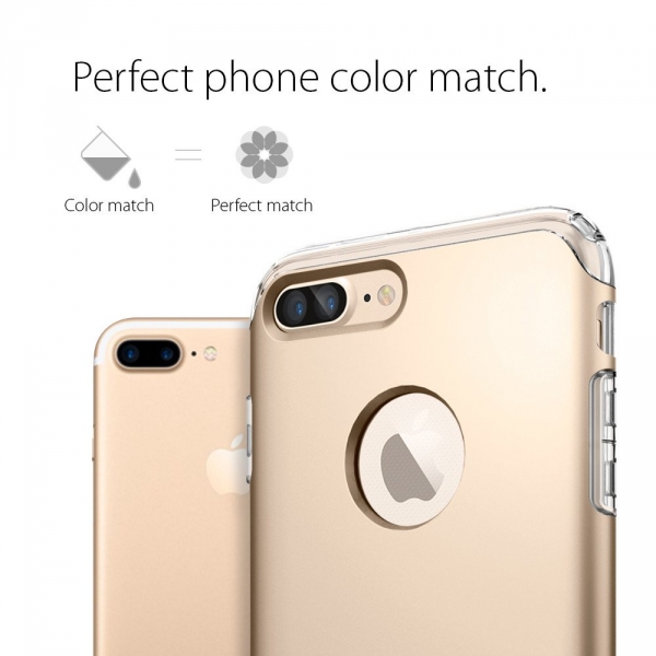 Spigen iPhone 7 Plus Hybrid Armor Klf-Champagne Gold