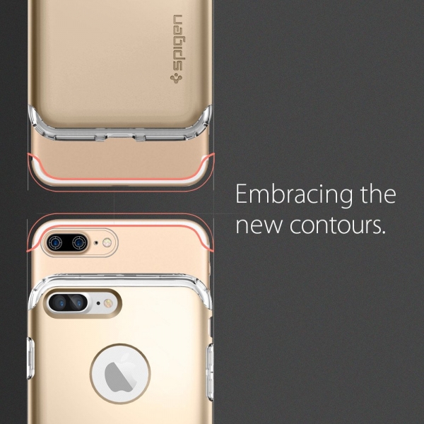 Spigen iPhone 7 Plus Hybrid Armor Klf-Champagne Gold