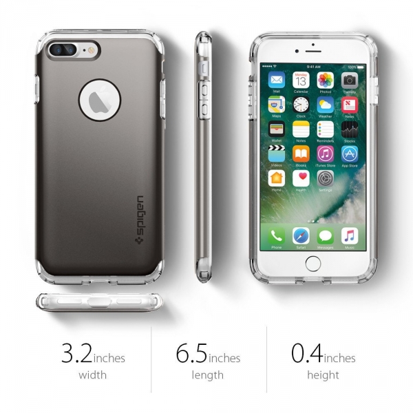 Spigen iPhone 7 Plus Hybrid Armor Klf-Gunmetal