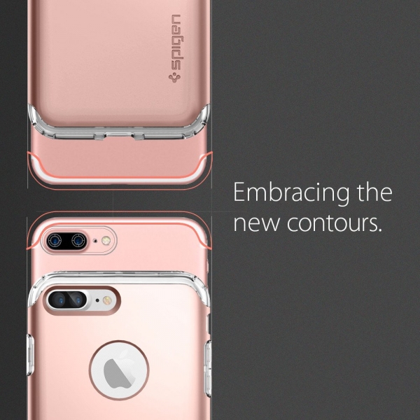 Spigen iPhone 7 Plus Hybrid Armor Klf-Rose Gold